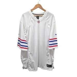 NWOT Nike NFL On Field White Jersey Red‎ Blue Stripes Mens Size 3XL Football